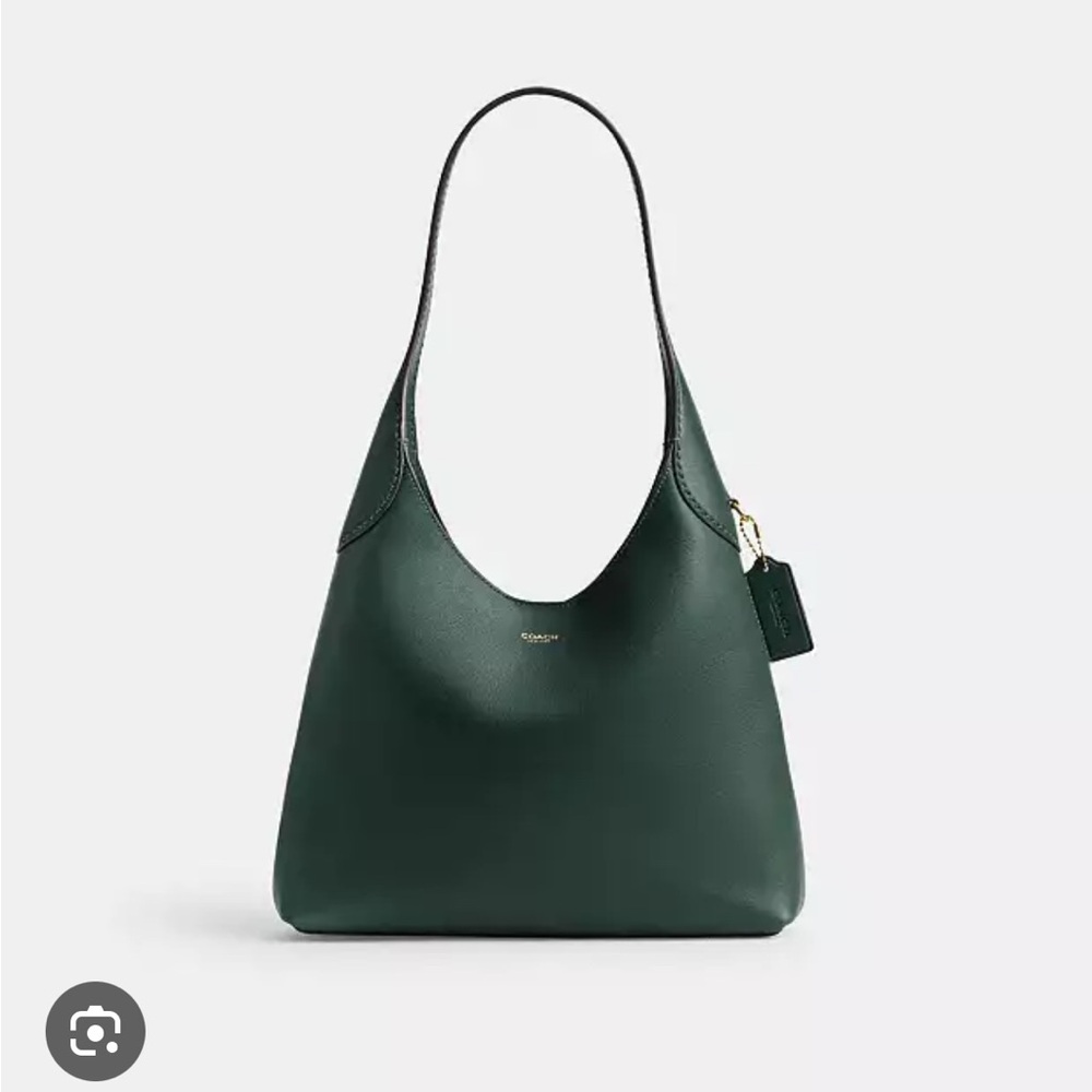 Coach Brooklyn Hunter Green Leather Women's Bag 28